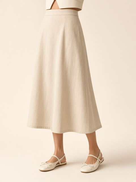 Illustration: clean hem above the ankle with visible shoe