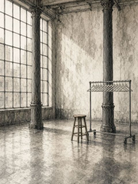 Ford Models New York loft casting illustration — US heritage model agency