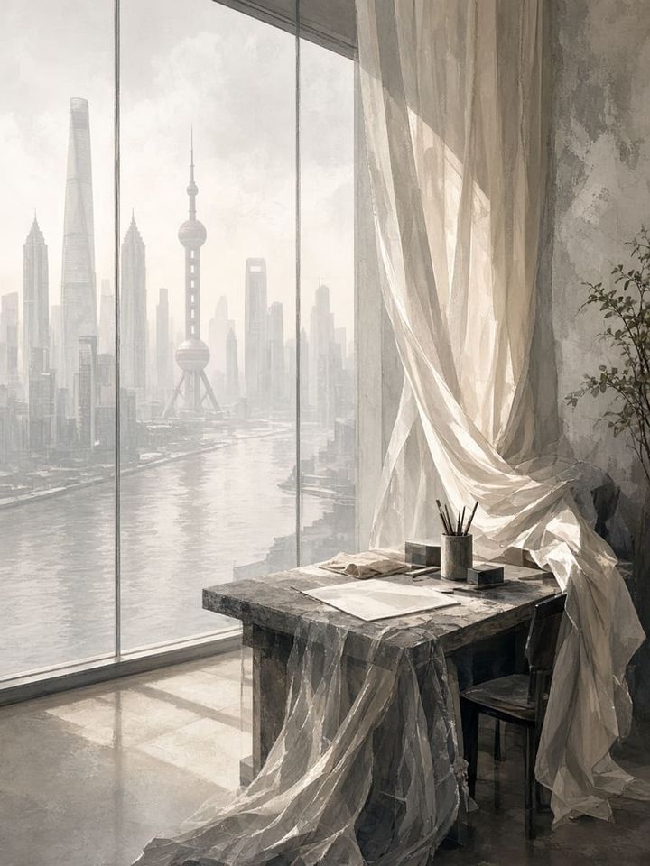 MUSE Models Shanghai riverside casting loft illustration — China week model agency