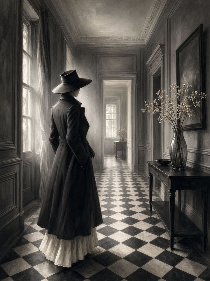 Storm Management London heritage townhouse illustration — UK iconic model agency