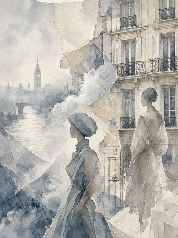 VIVA Model Management London Paris axis illustration — European model agency network