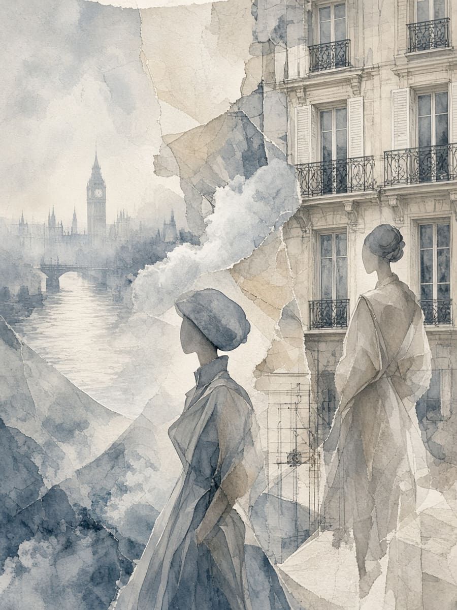 VIVA Model Management London Paris axis illustration — European model agency network