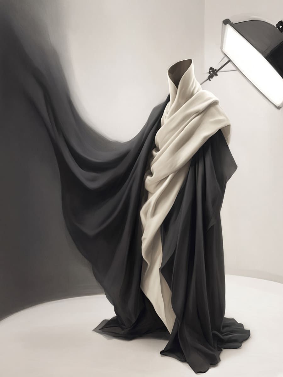 Women Management editorial casting studio illustration — mother agency prestige